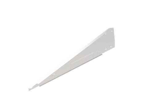 [H-M31-1203B] Solar Mounting - Short Side Wind Deflector Right (Ballast System)